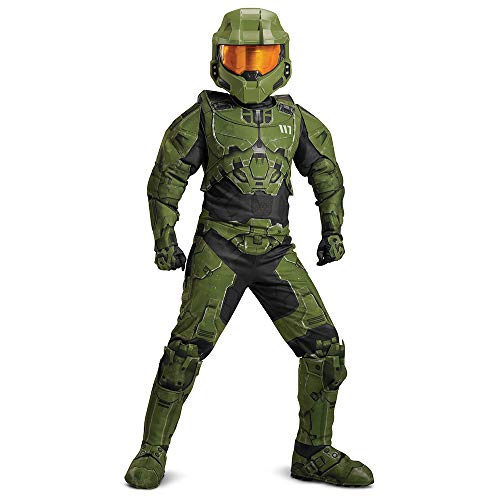 Disguise Halo Master Chief Infinite Prestige Boys Costume, Green & Black - Extra Large (14-16) #1