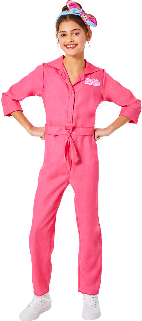 InSpirit Designs Barbie Pink Coverall/Utility Youth Costume - M - Large