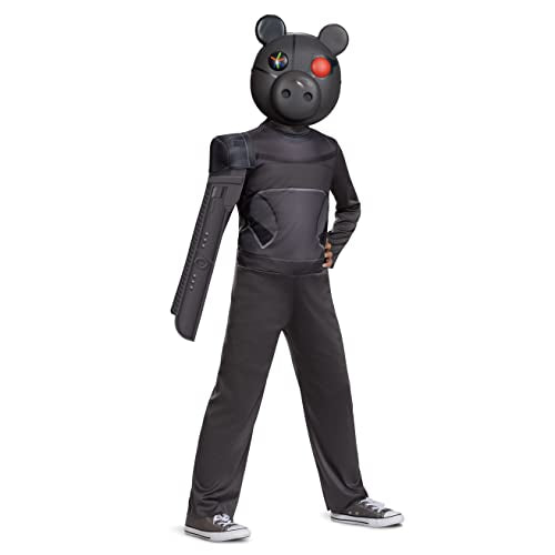 Robby Costume for Kids, Official Piggy Video Game Costume Outfit and Mask, Size (4-6) - Medium (7-8)