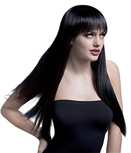 Fever Women's Jessica Wig 26Inch 66Cm Long Straight with Fringe - Black