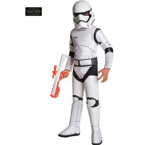 Star Wars: The Force Awakens Child's Super Deluxe Stormtrooper Costume, Large