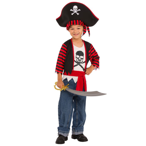 Rubie's Costume Child's Little Pirate Costume, Small, Multicolor