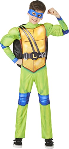 InSpirit Designs Teenage Mutant Ninja Turtles Kids Mutant Mayhem Movie Leonardo Costume | Officially licensed | Cosplay costume | Group costume | Theatrical costume, SM
