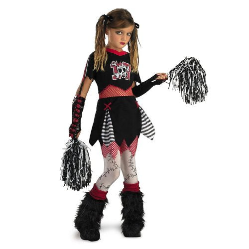 Disguise Cheerless Leader Child Costume - Medium (7-8) / Black/Red