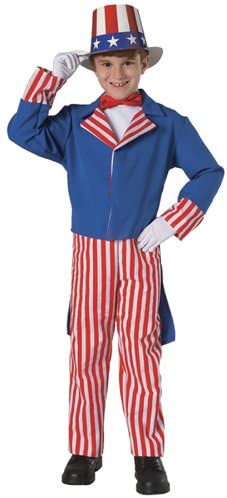 Halloween FX Uncle Sam Child Costume - Small (4-6)