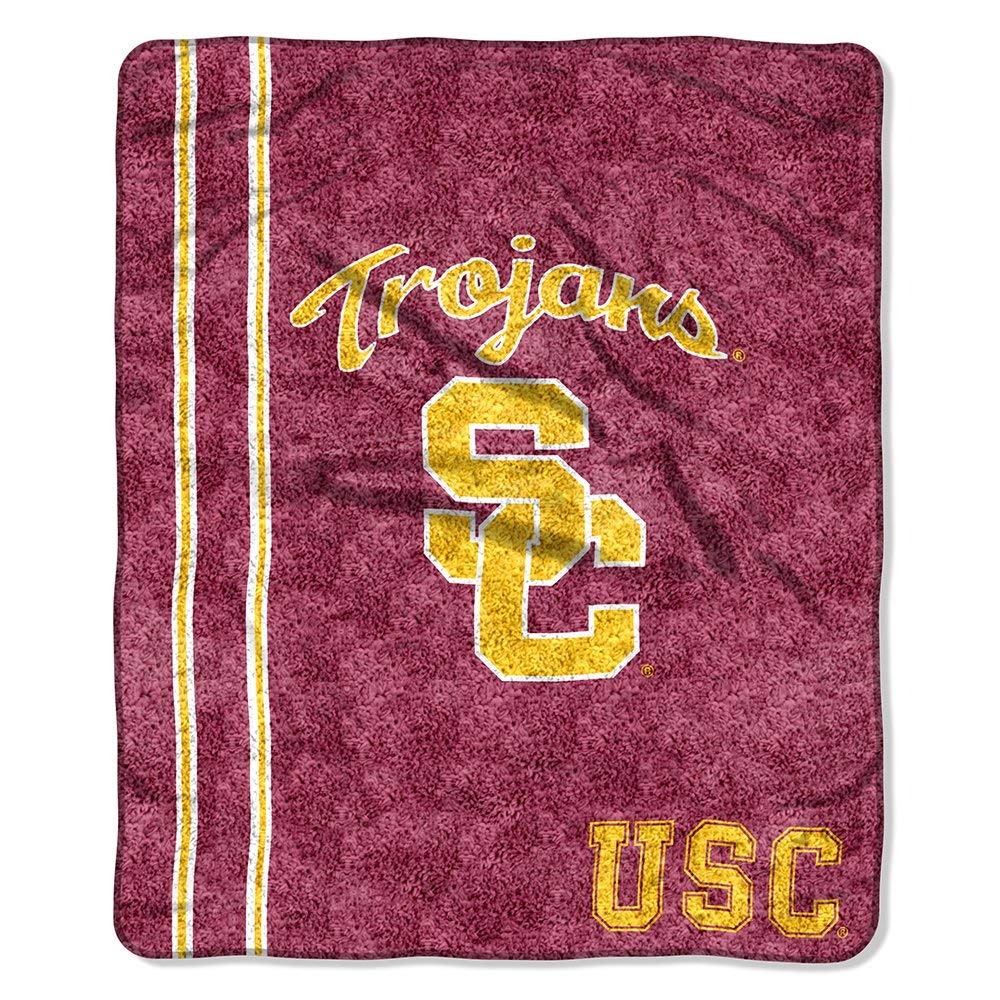 Northwest NCAA USC Trojans 'Jersey' Sherpa Throw Blanket, 50' x 60'