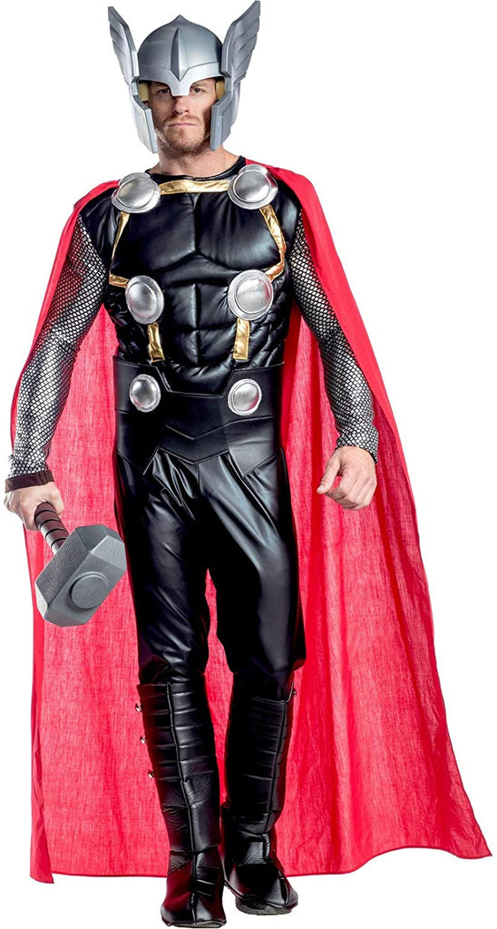 Charades Men's Marvel Thor Costume, As Shown, Large