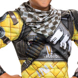Apex Legends Mirage Costume, Video Game Inspired Muscle Padded Jumpsuit and Mask, Child Size Large (10-12)