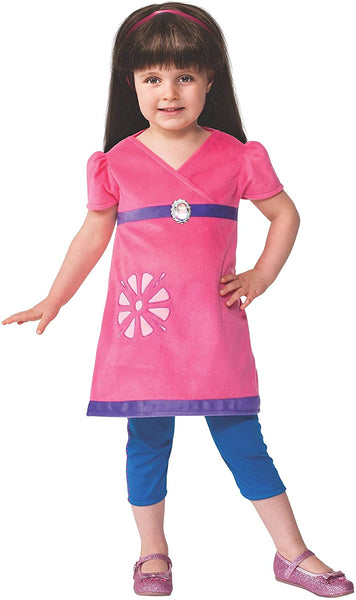 strapless open back dress Rubie's Costume Baby Girl's Dora and Friends Toddler Dora Costume –  Fantasia Inc