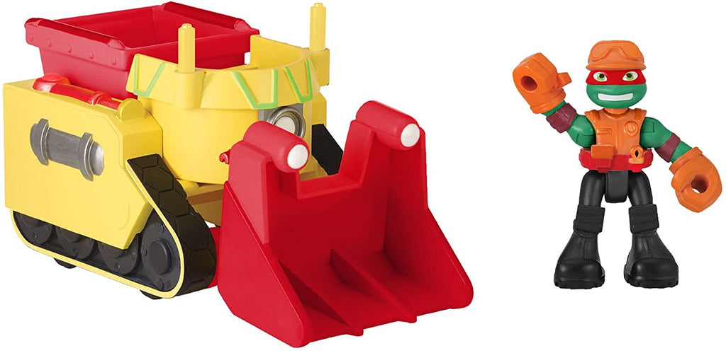 Teenage Mutant Ninja Turtles Pre-Cool Half Shell Heroes Space Construction Dump Truck & Raphael Figure