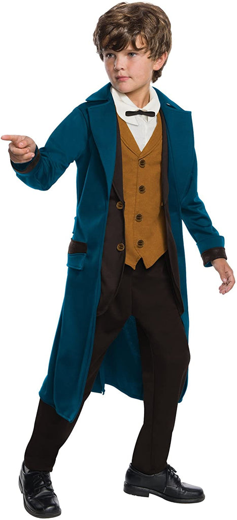 Rubie's Costume Boys Fantastic Beasts & Where to Find Them Deluxe Newt Scamander Costume, Medium, Multicolor