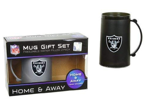 The Northwest Company NFL Oakland Raiders Freezable Water Filled Mug Gift Set