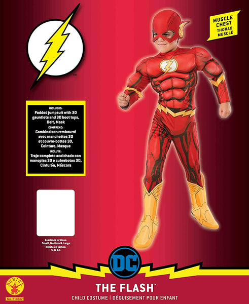 Flash Deluxe Costume For Kids - The Flash Movie | Costume World NZ
