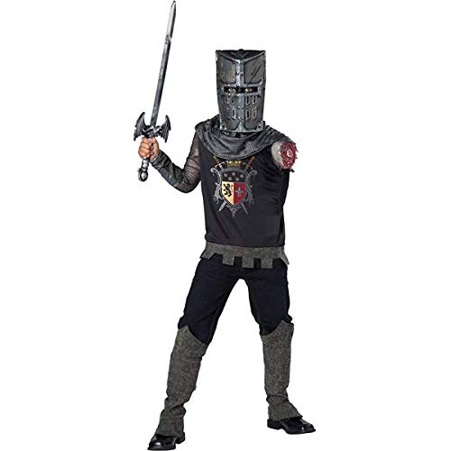 Boy's Black Knight Costume Small