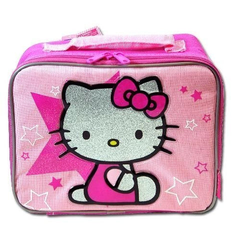 Hello Kitty Pink Star Rectangle Lunch Bag