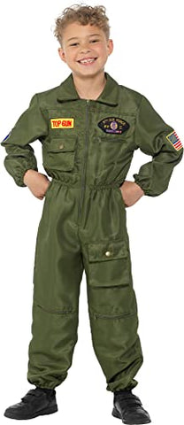WWII Air Force Jet Fighter Pilot Child's Costume Large 7-8