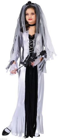 Fun World Skeleton Bride Costume, Medium 8 - 10, Multicolor