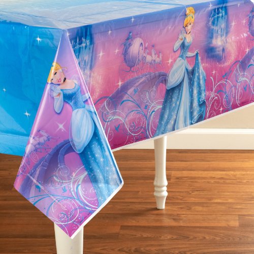 Hallmark Cinderella Sparkle Tablecover (1 per Package)