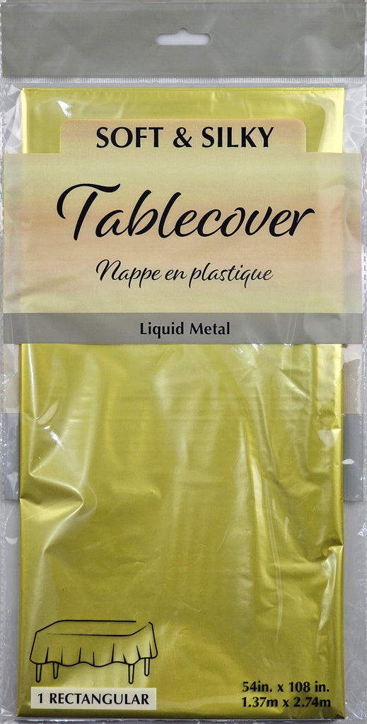 Liquid Metal Tablecover - Gold