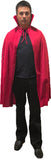 Mid-Length Collared Cape - Red