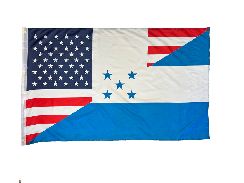 3' x 5' USA and Honduras Friendship Flag