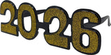 2026 Glitter Glasses - 12 pack Assorted Colors