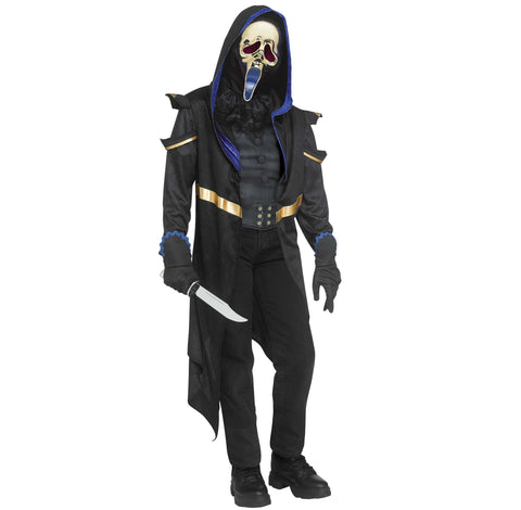 Fun World Boys' Dead By Daylight Masquerade Ghost Face Costume, Large 12-14, Multi-Color
