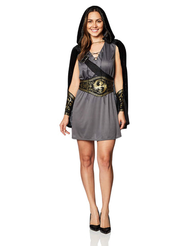 InCharacter Costumes Women's Huntress Costume, Grey/Black, Medium - Large / Grey/Black #0