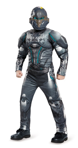 Spartan Locke Classic Muscle Halo Microsoft Costume, Small/4-6