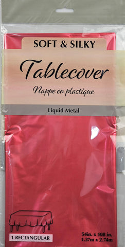 Liquid Metal Tablecover - Red