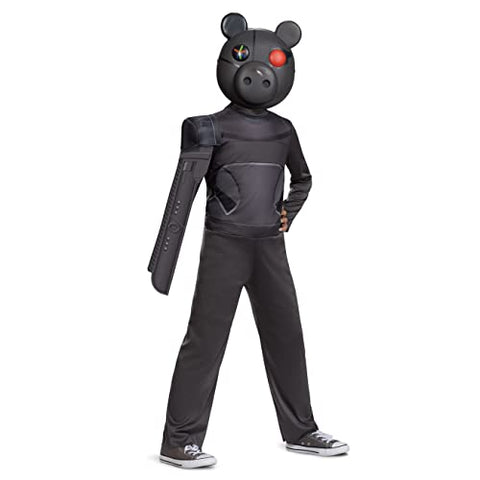 Robby Costume for Kids, Official Piggy Video Game Costume Outfit and Mask, Size (4-6) - Medium (7-8)