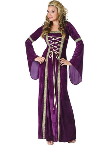Fun World Renaissance Lady Costume - XS - Purple #2 / Medium/Large #3
