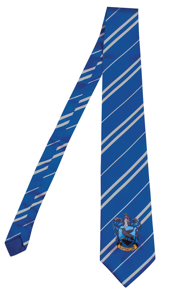 Disguise Harry Potter Necktie Costume Accessory, Movie Quality Character Dress Up Tie Ravenclaw, Blue & Gray, Adult Size