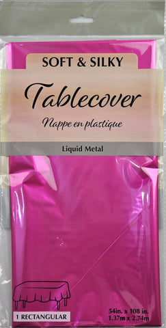 Liquid Metal Tablecover - Hot Pink