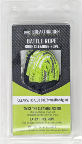 Break Through BT-BRFS-35/38/9P Battle Rope DOES NOT include Mini Size Bottles or Bag .357 Cal/ .38 Cal/ 9mm (Handgun) Battle Rope Kit, 357 Cal/ .38 Cal/ 9mm (Handgun)