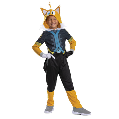 Disguise Tails Costume for Kids, Official Sonic Prime Costume and Headpiece, Size (7-8) - (7-8) #0