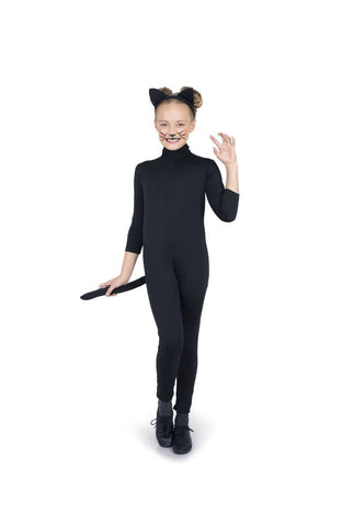 Cute Black Cat Child's Costume Small 3-4 - Small