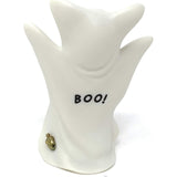 Disney Pooh & Friends "Who's The Scariest One of All?" Piglet Ghost Costume Collectible Porcelain Figurine 1215494