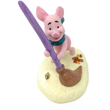 Pooh & Friends Disney Piglet with Broom - Happy Windsday Porcelain Figurine