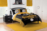 Northwest NFL Comforter and Sham Set Queen / Full Size - Pittsburgh Steelers
