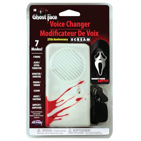 Ghost Face 25th Anniversary Deluxe Voice Changer Standard