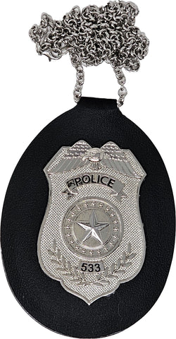 Detective Badge Necklace