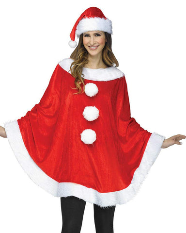 Fun World Santa Poncho Adult pONCHO