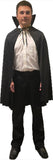 Mid-Length Collared Cape - Black