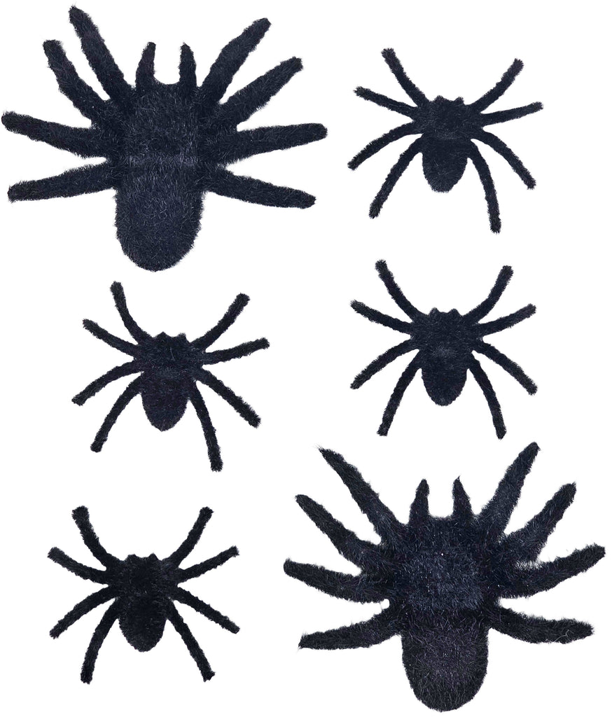 Fuzzy Spiders - 6 ct