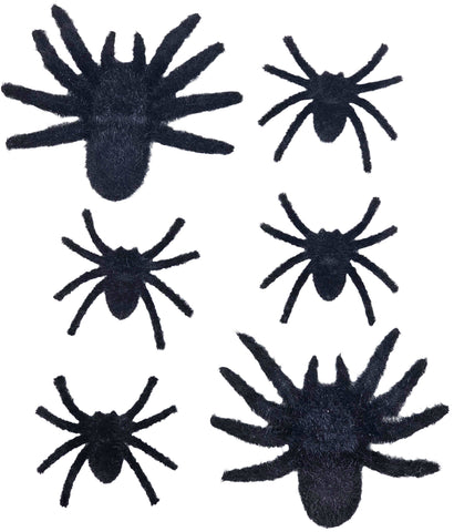 Fuzzy Spiders - 6 ct