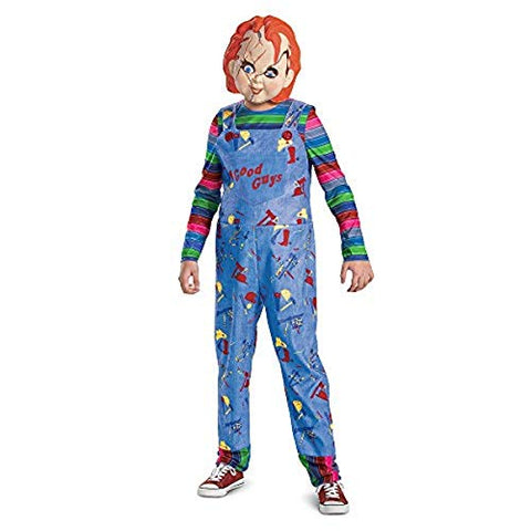 Disguise Chucky Costume for Kids, Official Childs Play Chucky Costume and Mask, Classic Child Size Extra Large (14-16) - Large (10-12) #1
