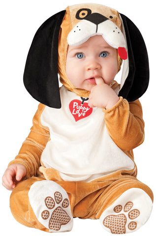 InCharacter Puppy Love Infant/Toddler Costume - X-Small (0-6) / Orange