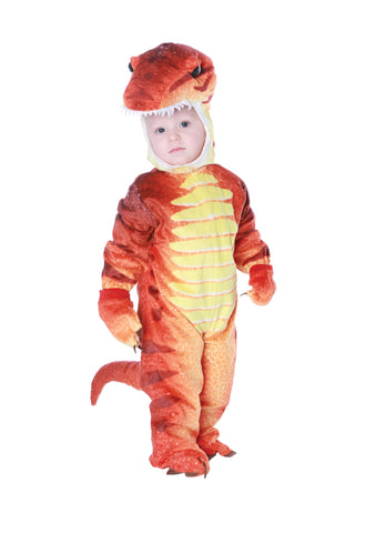 Underwraps Costumes Baby's T-Rex Costume Jumpsuit, Rust, Medium (18 - 24 Months) - Rust / Medium (18 - 24 Months)