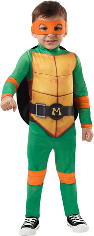 InSpirit Designs Teenage Mutant Ninja Turtles Toddler Classic Michelangelo Costume | Officially Licensed | 2T-4T | Costume Accessory | Group Costume, XS
